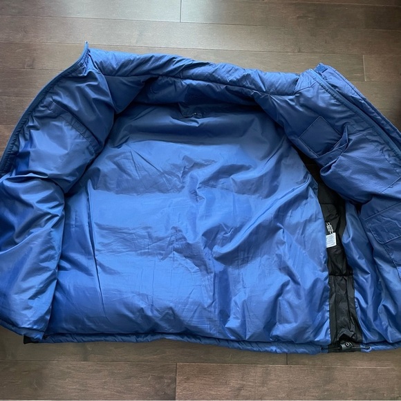 Vintage Boeing 777 Duck Down & Feather Blue Puffer Vest by Togo Men’s XL - Picture 10 of 11